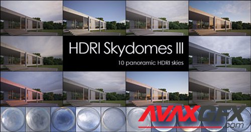 HDRI Skydomes III - 10 Panoramic Skies