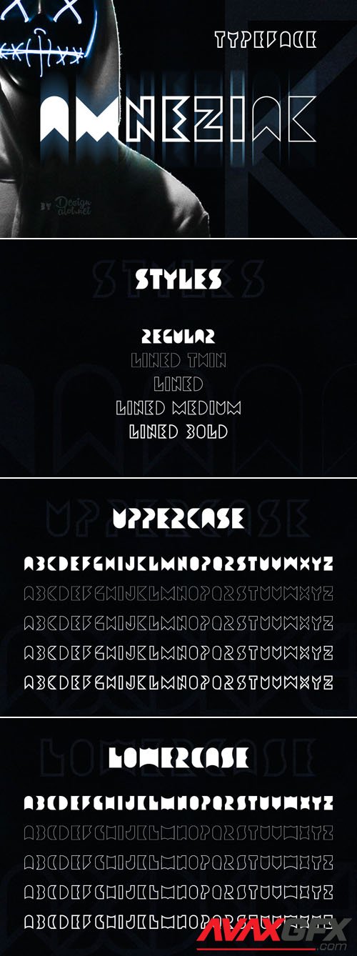 Amneziak Typeface [5-Weights]