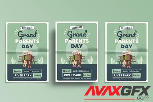 Grandparents Day Flyer Template