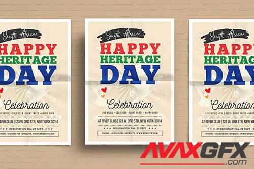 Heritage Day Flyer Template