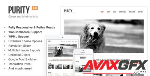 ThemeForest - Purity v4.4.6 - Responsive, Minimal & Bold WP Theme - 639774