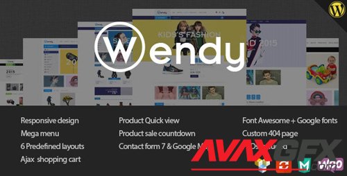 ThemeForest - Wendy v1.6.6 - Multi Store WooCommerce Theme - 11443116