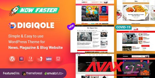 ThemeForest - Digiqole v1.4.2 - News Magazine WordPress Theme - 24304706