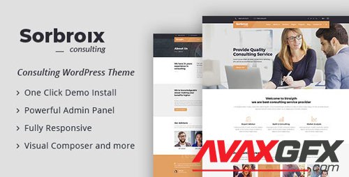 ThemeForest - Sorbroix v1.0 - Business Consulting WordPress Theme (Update: 28 August 20) - 21200725