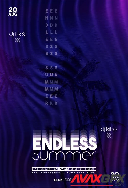 Endless Summer vol2- Premium flyer psd template