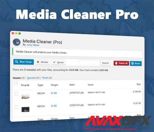 MeowApps - Media Cleaner Pro v6.0.4 - Delete Unused Files From WordPress - NULLED