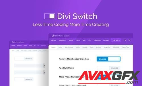 Divi Switch v4.0.1 - Makes Customizing The Divi Theme - DiviSpace - NULLED