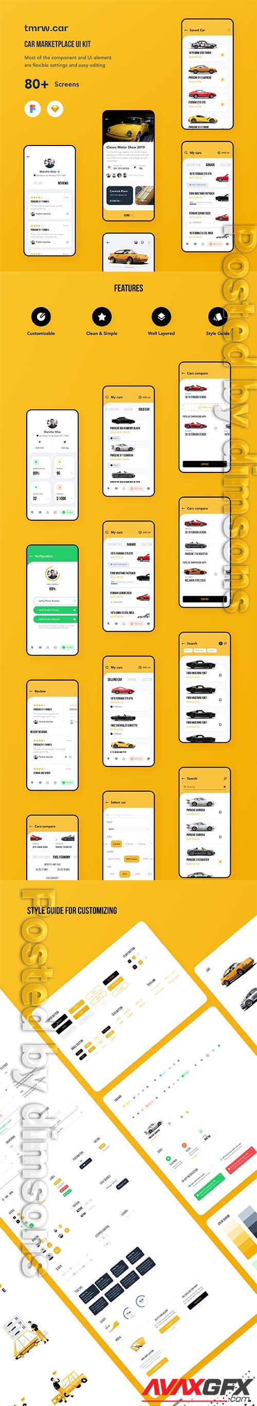 tmrw.car - Car Marketplace UI Kit