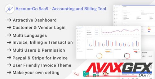 CodeCanyon - AccountGo SaaS v1.0 - Accounting and Billing Tool (Update: 15 May 20) - 25733019 - NULLED