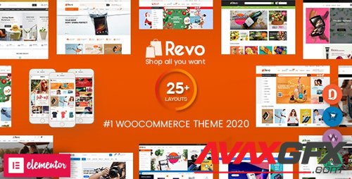 ThemeForest - Revo v3.8.9 - Multipurpose WooCommerce WordPress Theme (25+ Homepages & 5+ Mobile Layouts) - 18276186 - NULLED