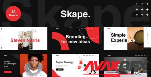 ThemeForest - Skape v1.0 - Creative Agency & Portfolio HTML Template - 28096377