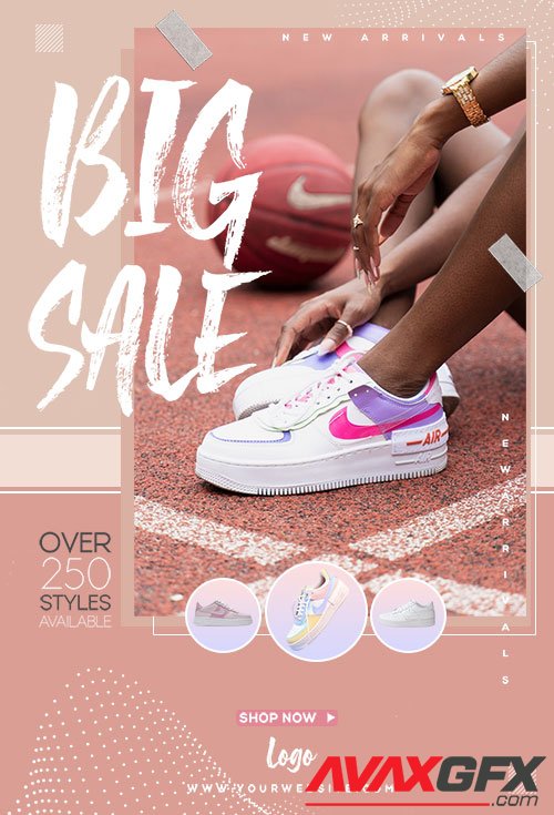 Shoes Sale  - Premium flyer psd template