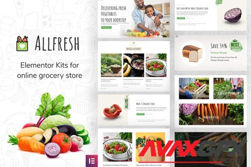 ThemeForest - Allfresh v1.0 - Grocery Store Template Kit - 28350690