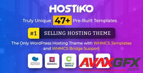 ThemeForest - Hostiko v47.0 - WordPress WHMCS Hosting Theme - 20786821 - NULLED