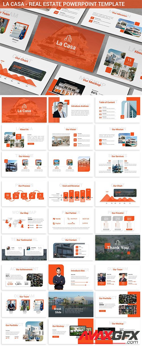 La Casa - Real Estate Powerpoint Template