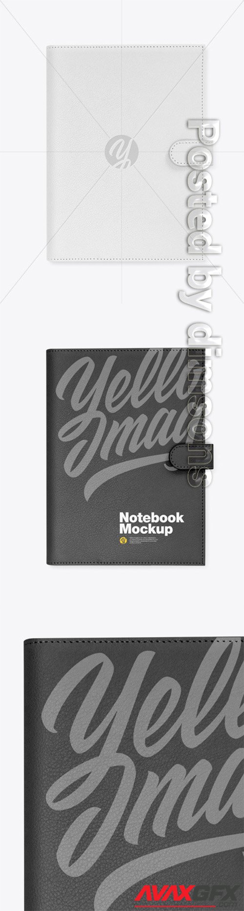Leather Notebook Mockup 62506