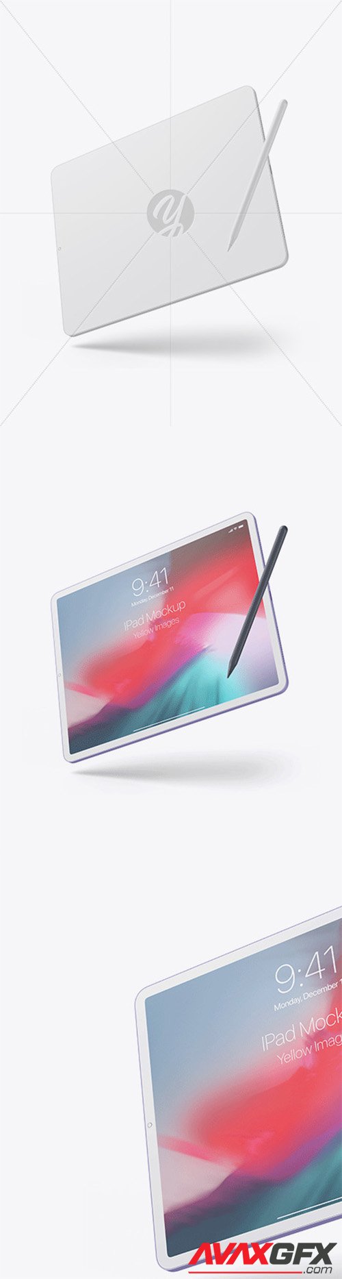 Clay Apple iPad Pro 2018 12.9 Mockup 56998