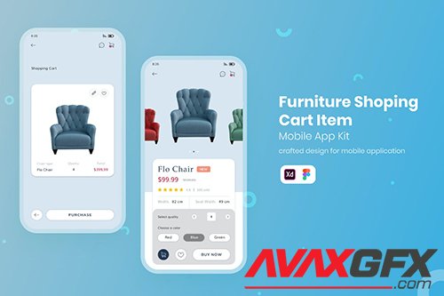 Furniture Shoping UI Mobile KIT