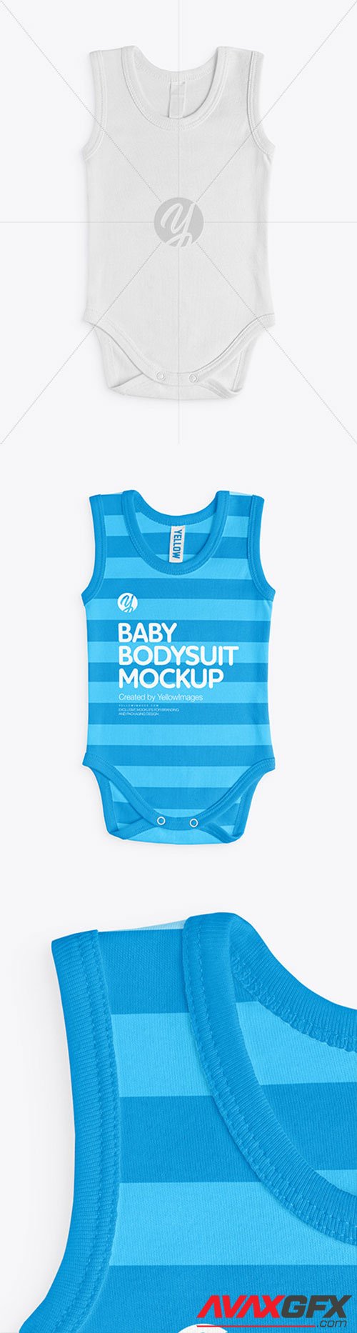 Baby Bodysuit Mockup 64168