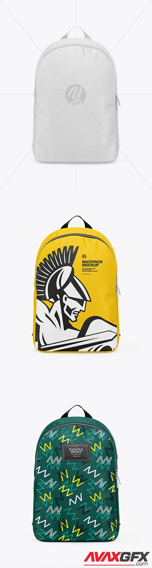 Backpack Mockup - Front View 62756