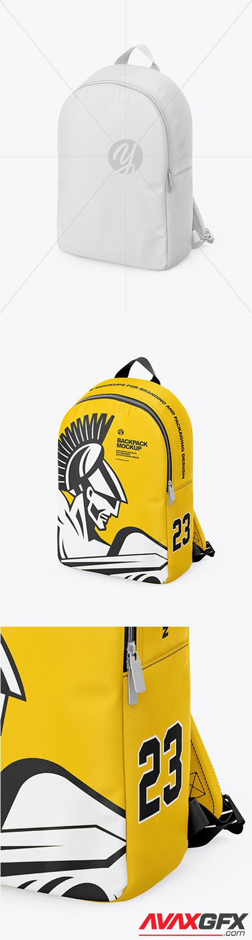 Backpack Mockup - Half Side View 62845