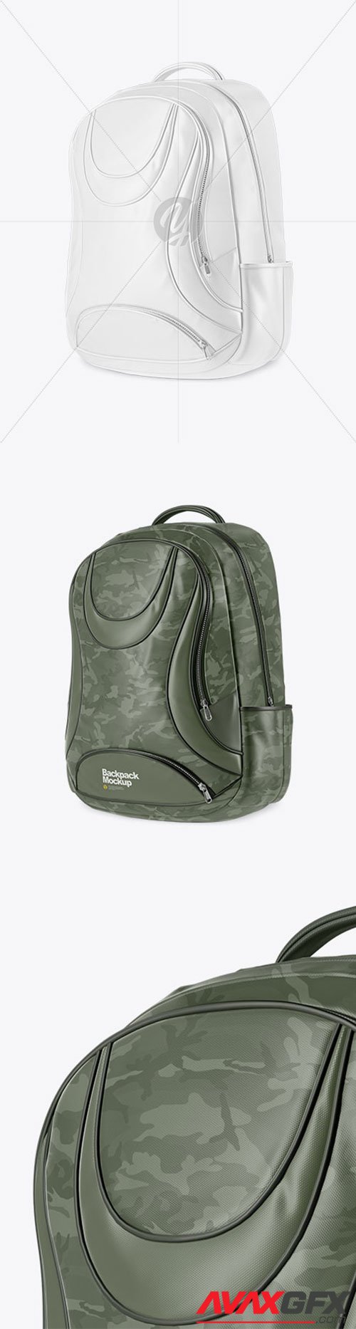 Backpack Mockup - Half Side View 62730