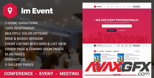 ThemeForest - Im Event v1.0 - Event Management HTML Template with RTL version (Update: 15 April 16) - 12621229