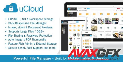 CodeCanyon - uCloud v2.0.1 - File Hosting Script - Securely Manage, Preview & Share Your Files - 14341108