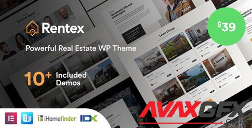 ThemeForest - Rentex v1.5.8 - Real Estate WordPress Theme - 27777605