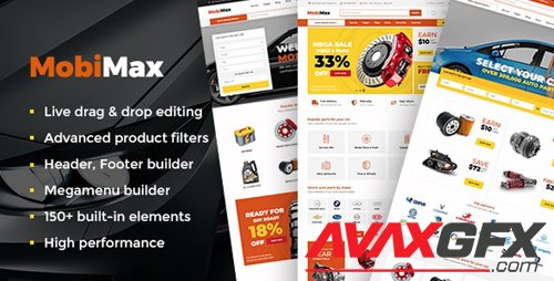 ThemeForest - Mobimax v3.2 - Auto Parts WordPress Theme + WooCommerce Shop - 23941859