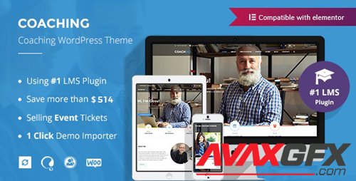 ThemeForest - Colead v3.3.2 - Coaching & Online Courses WordPress Theme - 17097658 - NULLED