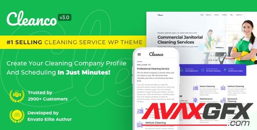ThemeForest - Cleanco v3.2.0 - Cleaning Service Company WordPress Theme - 9460728