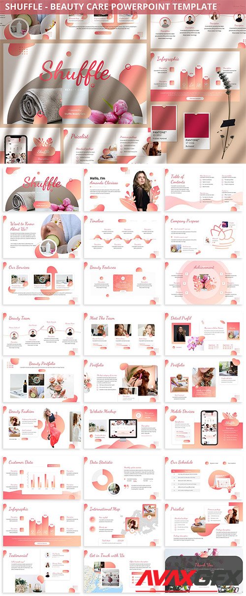Shuffle - Beauty Care Powerpoint Template