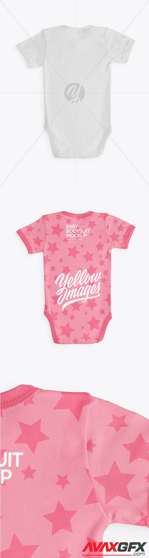 Baby Bodysuit Mockup 66089