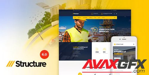 ThemeForest - Structure v6.9.4 - Construction Industrial Factory WordPress Theme - 10798442 - NULLED