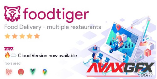 CodeCanyon - FoodTiger v1.4.0 - Food delivery - Multiple Restaurants - 26296970