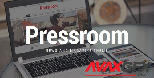 ThemeForest - Pressroom v4.8 - News and Magazine WordPress Theme - 10678098