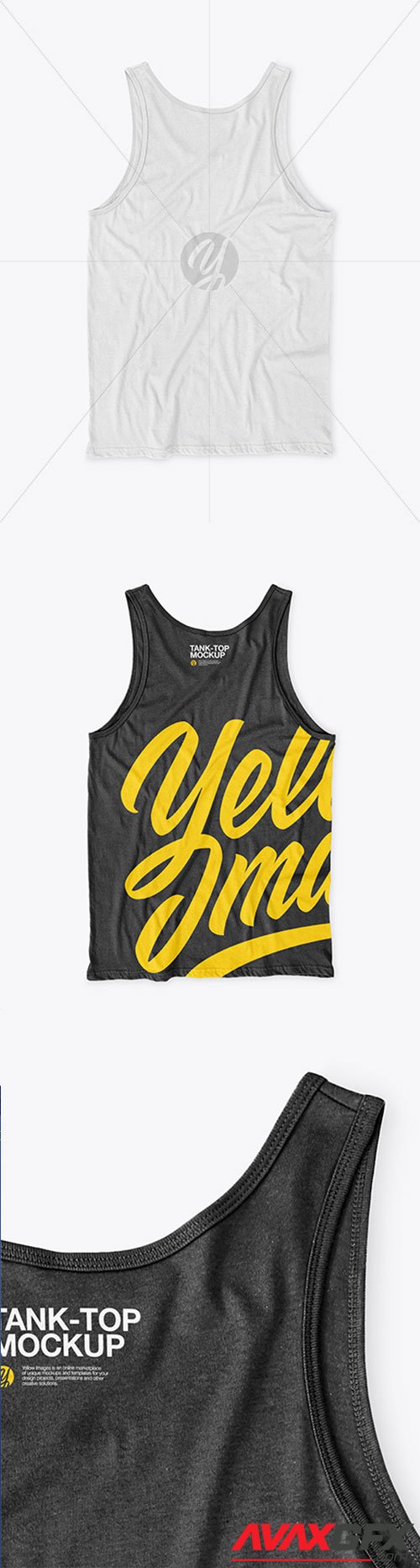 Tank Top with Round Neck Mockup 60920