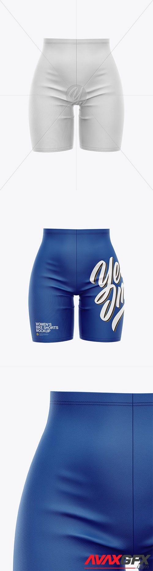 Women's Bike Shorts Mockup 59740