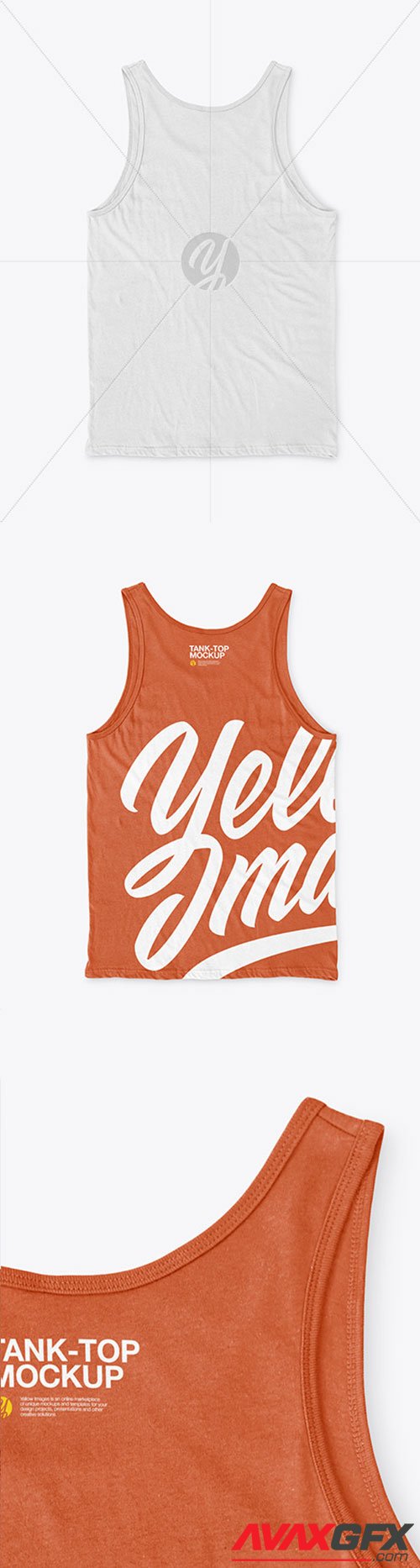 Tank Top with Round Neck Mockup 60748