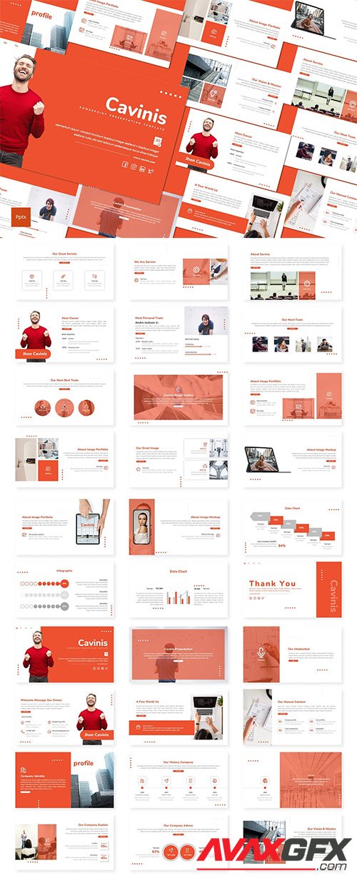 Cavinis - Business Powerpoint, Keynote and Google Slides Template