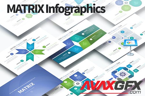 MATRIX - Keynote Infographics Slides