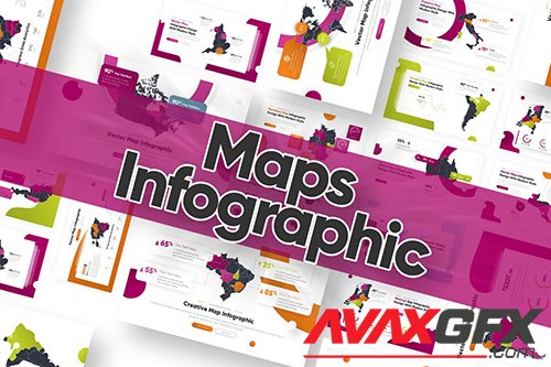 Maps Infographic Powerpoint Template