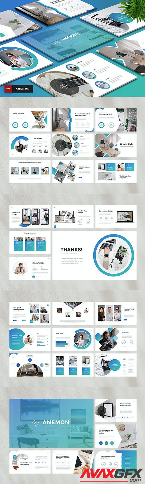 Anemon - StartUp PowerPoint Template