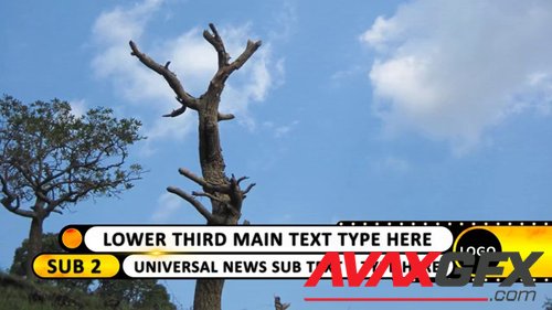 Universal News Lower Third 94698197