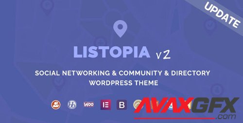 ThemeForest - Listopia v2.1.9 - Directory, Community WordPress Theme - 20740002 - NULLED