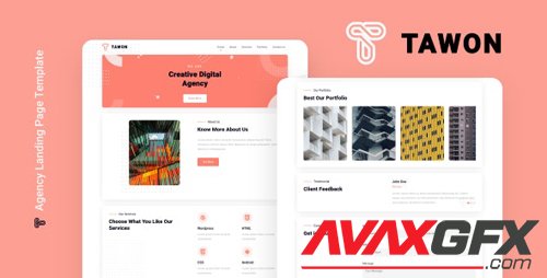 ThemeForest - Tawon v1.0 - Agency Landing Page Template - 28541554