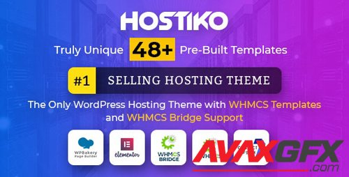 ThemeForest - Hostiko v48.0 - WordPress WHMCS Hosting Theme - 20786821 - NULLED