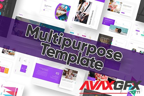 Sugary Multipurpose Powerpoint Template