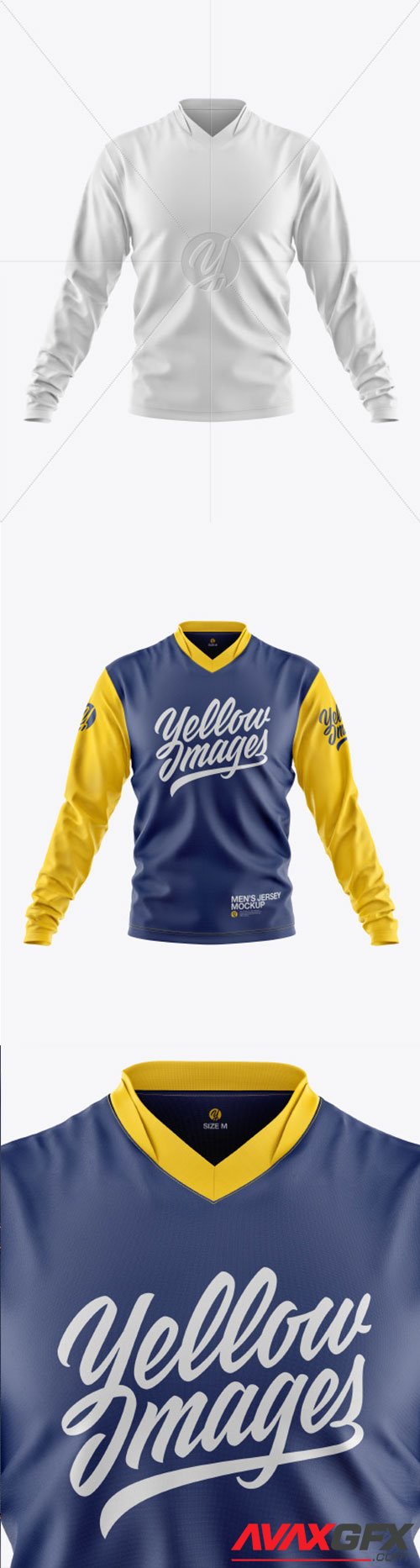 Men's Jersey Mockup 62308